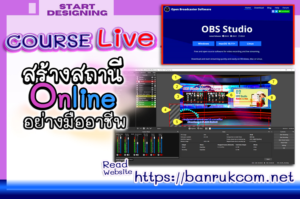 เทคนิคการออกแบบสถานีโทรทัศน์ออนไลน์ Live Streaming  ที่คุณต้องรู้